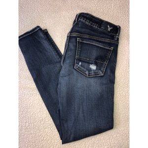 America’s Eagle skinny high waisted jeans